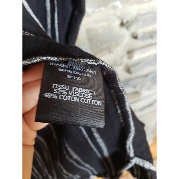 Isabel Marant Striped Buttoned Shirt, Long Size 34 - Picture 4 of 7